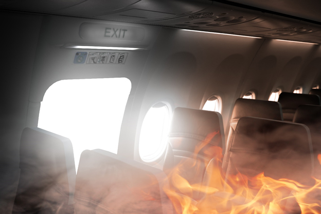 Fire Inside Airplane | Saint-Gobain Tape Solutions