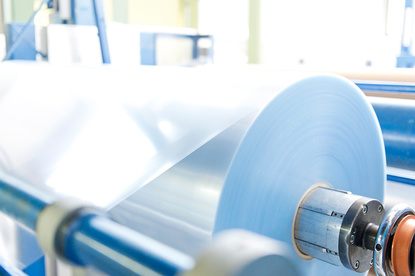 Biolink Acrylic Bonding Tape on roll on production floor
