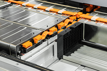 Electric car lithium battery pack.