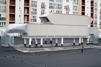 Air Handling Unit (rooftop) for the central ventilation system.