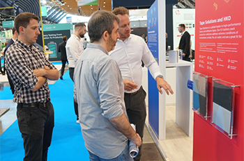 Battery Show Europe 2024 Saint-Gobain discussion