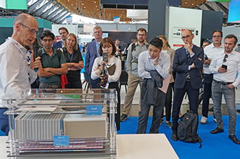 Battery Show Europe 2024 Saint-Gobain demonstration