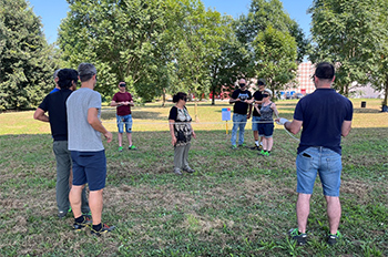 H-old Biandrate TEC Training 2024 outside exercise