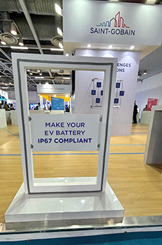 Saint-Gobain® Tape Solutions booth at The Battery Show 2024 India