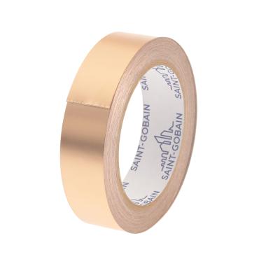 Metallic CHR C661 tape featuring electrically deposited copper foil backing with acrylic adhesive