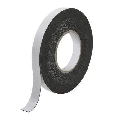A spool of gray double-coated PE foam adhesive tape.
