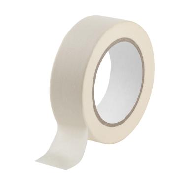 A wide spool of beige cellulose paper adhesive tape.