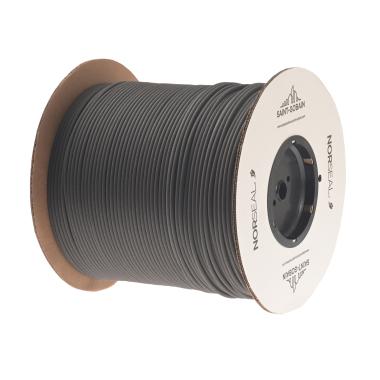 Norseal Extrusions K2A00 spool of black cylindrical foam