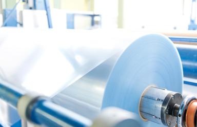 Biolink Acrylic Bonding Tape on roll on production floor