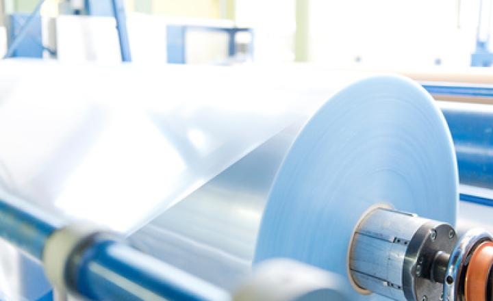 Biolink Acrylic Bonding Tape on roll on production floor