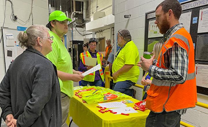 Career Day on production floor