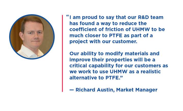 UHMW PTFE Quote Richard Austin