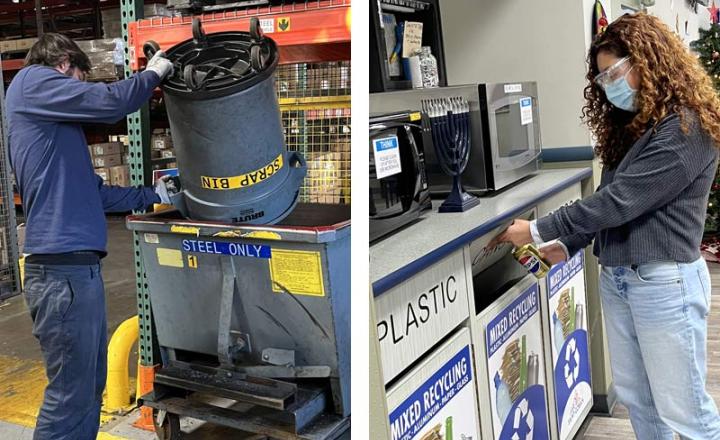 Recycling at Tape Solutions in Wayne New Jersey