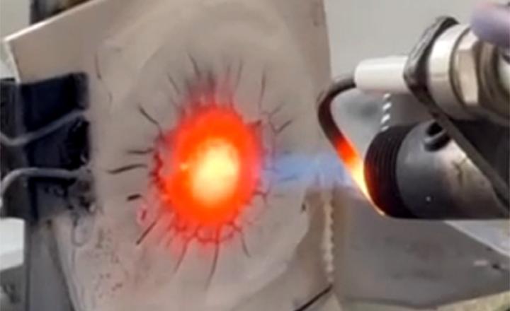 Torch test at 1300°C