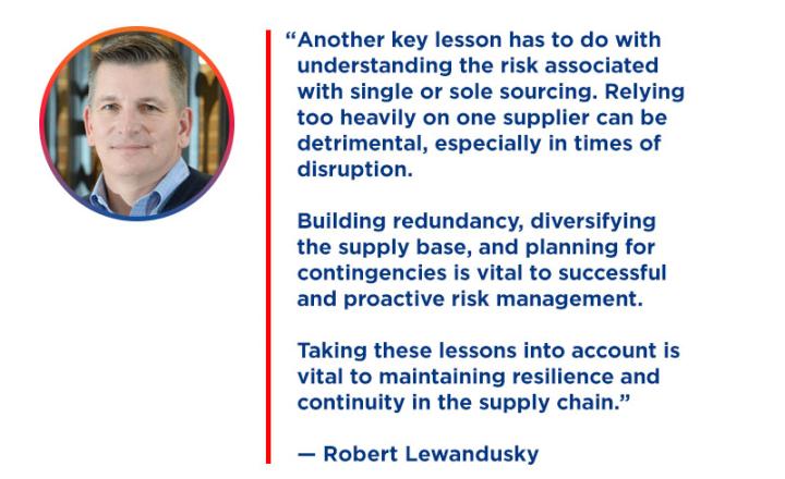 Robert Lewandusky quote on tariffs