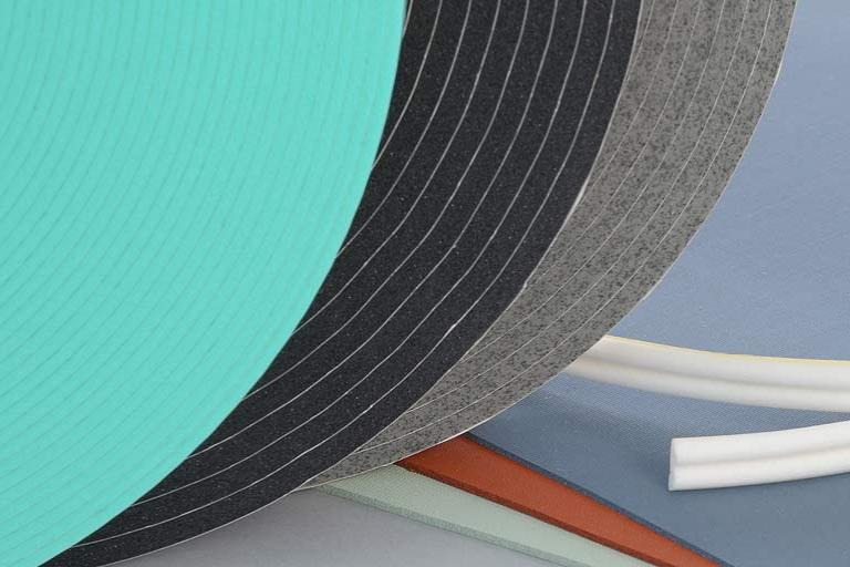 Sheets, rolls and extrusion gasketing materials