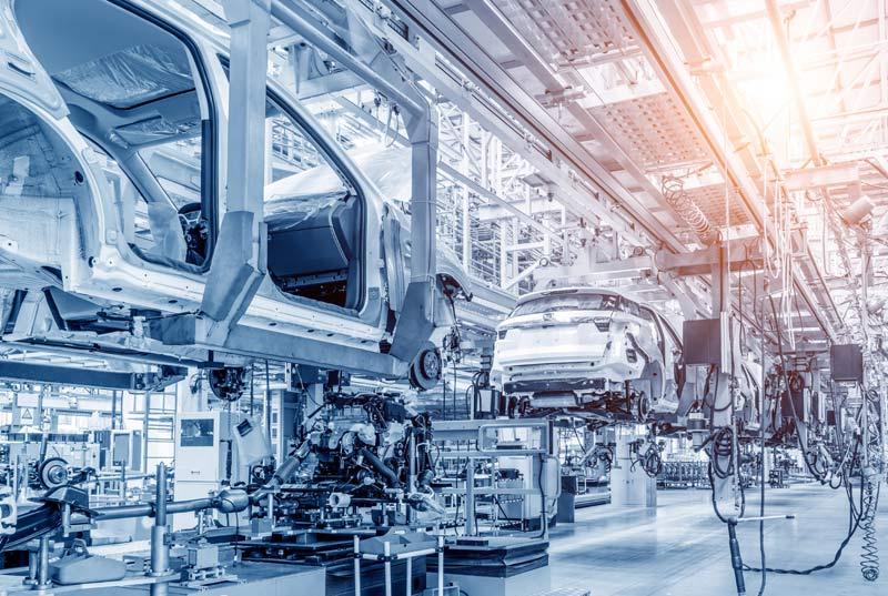 Automotive production assembly line