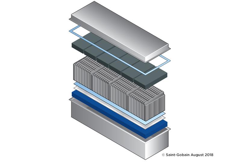 EV battery graphic illustration