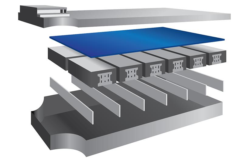 EV battery pack graphic illustration