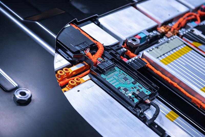Lithium-ion battery pack for electric vehicle.