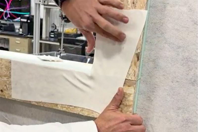 Norseal® Stretchgard Tape applied to window opening