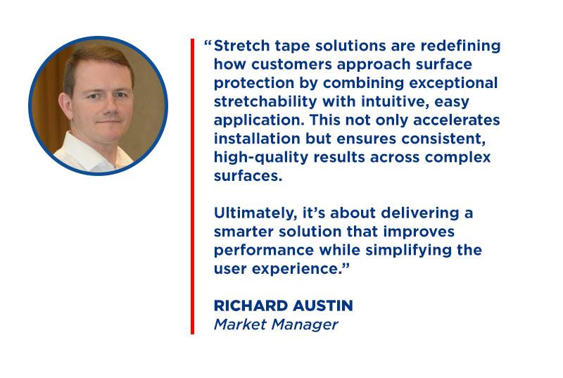 Richard Austin quote on Norgard® StretchGard Tape