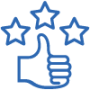 Tape Solutions icon: High success rate